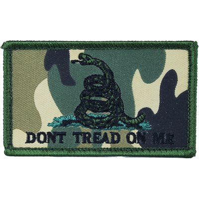 Eagle Crest Don't Tread On Me Olive Camo Hook & Loop Patch