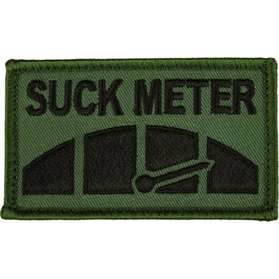 Eagle Crest Suck Meter Olive Drab Hook & Loop Patch
