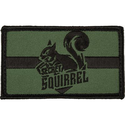 Eagle Crest Secret Squirrel Olive Drab Hook & Loop Patch