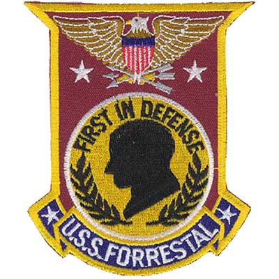 USS Forrestal CV-59 Patch – 5.5 Inch