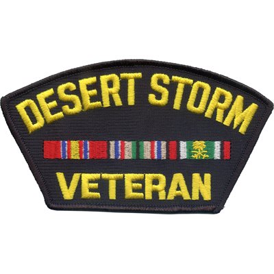 Desert Storm Veteran Ribbon Emblem