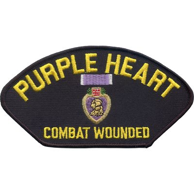 Purple Heart Combat Wounded Emblem