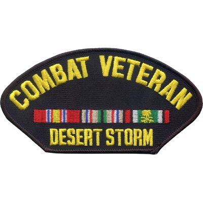 Combat Veteran Desert Storm Emblem
