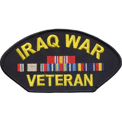 Iraq War Veteran Ribbon Emblem
