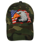 Embroidered Eagle Flag Woodlands Camo Cap – view 1