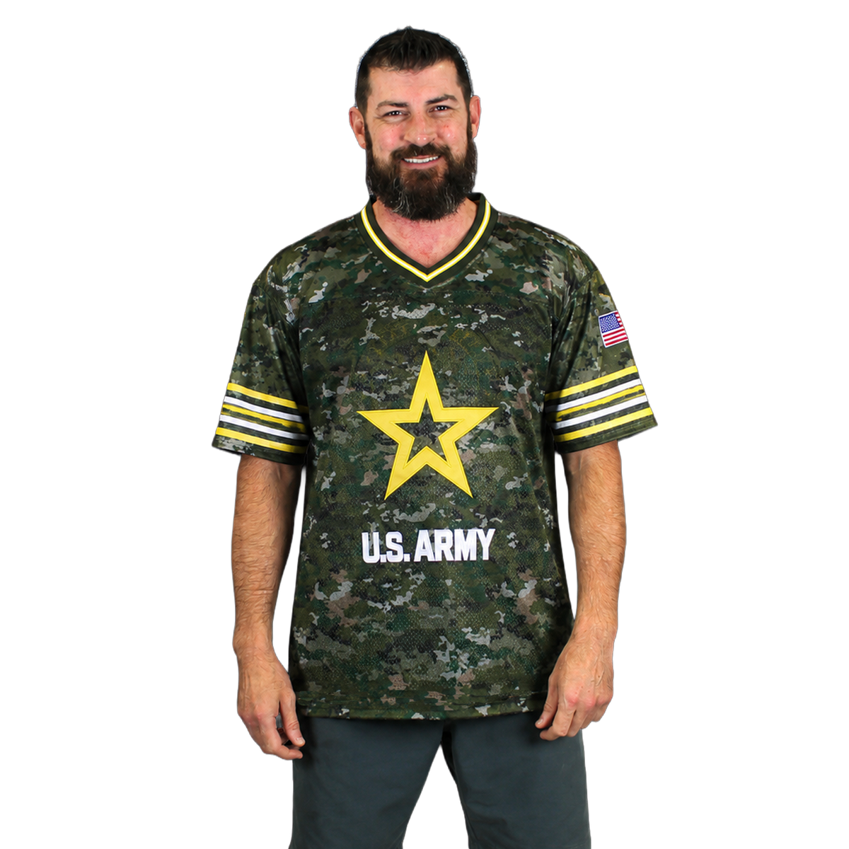U.S. Army Camo Football Jersey – view 2