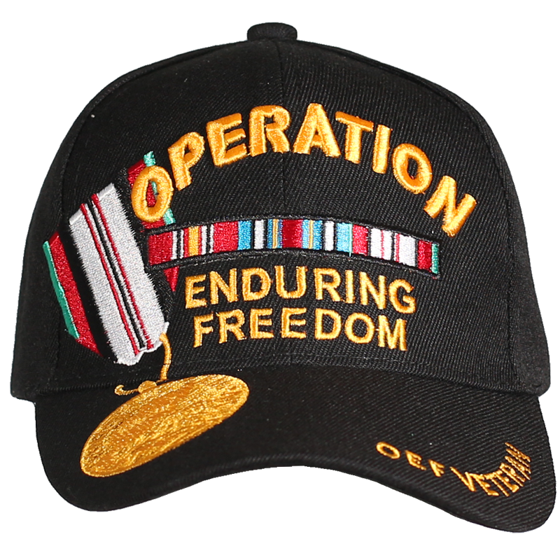 Operation Enduring Freedom Veteran Medal Cap – view 1