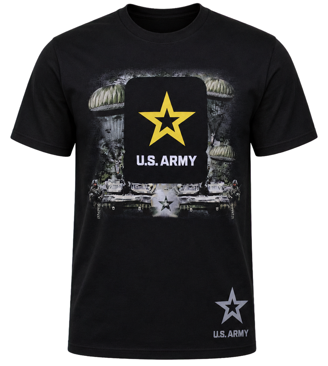 U.S. Army Strong Logo Cotton Graphic T-Shirt – view 1