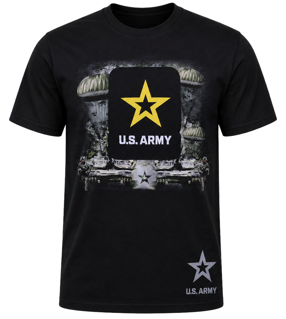 U.S. Army Strong Logo Cotton Graphic T-Shirt – view 1
