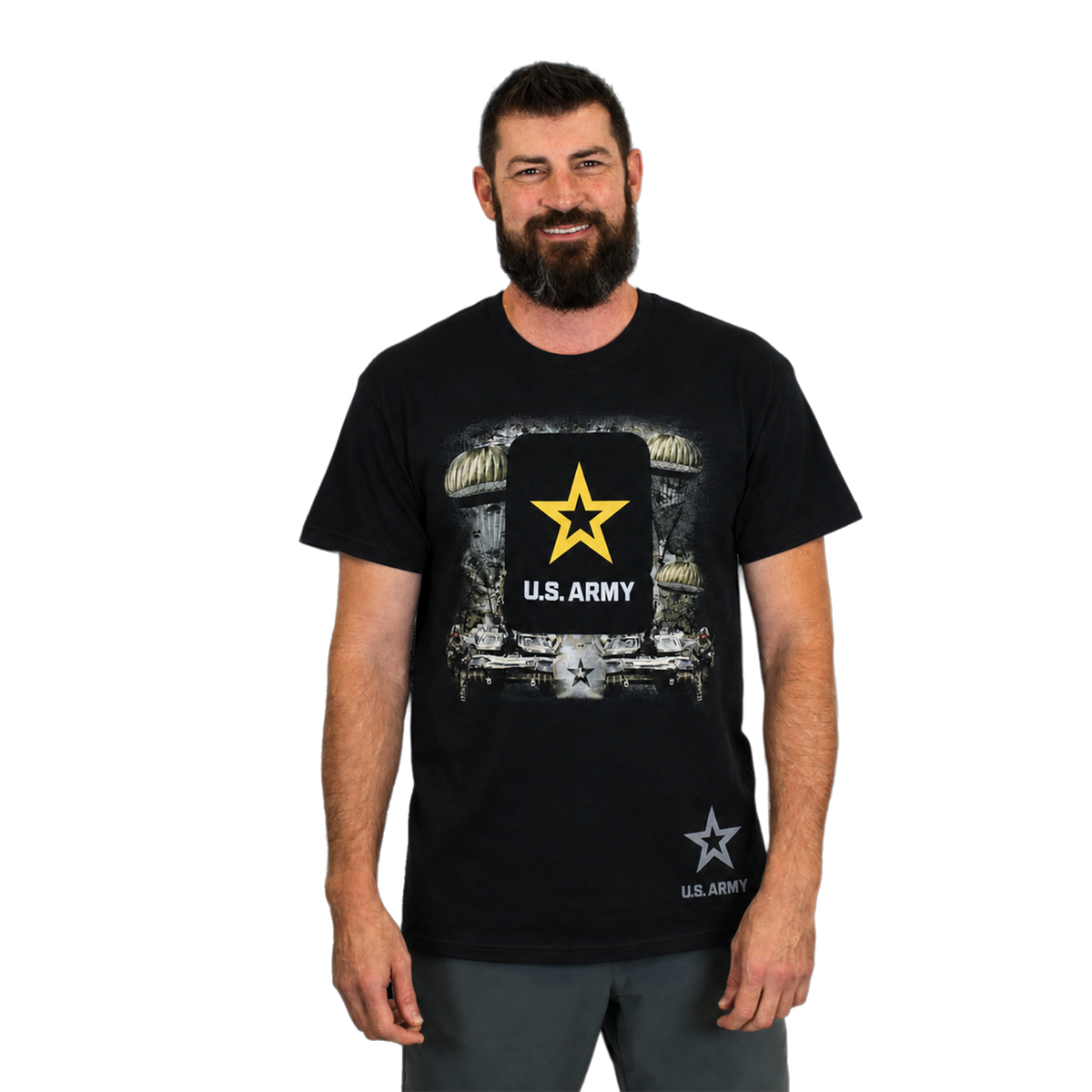 U.S. Army Strong Logo Cotton Graphic T-Shirt – view 2