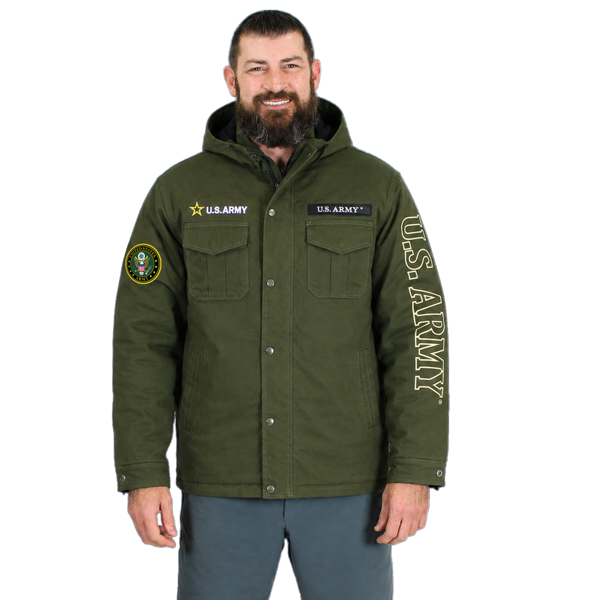 U.S. Army Insulated Heavyweight Canvas Jacket – view 2