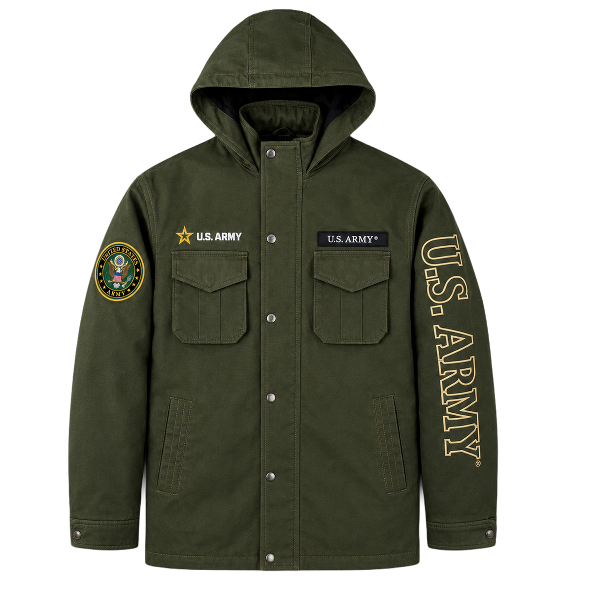 U.S. Army Insulated Heavyweight Canvas Jacket – view 1