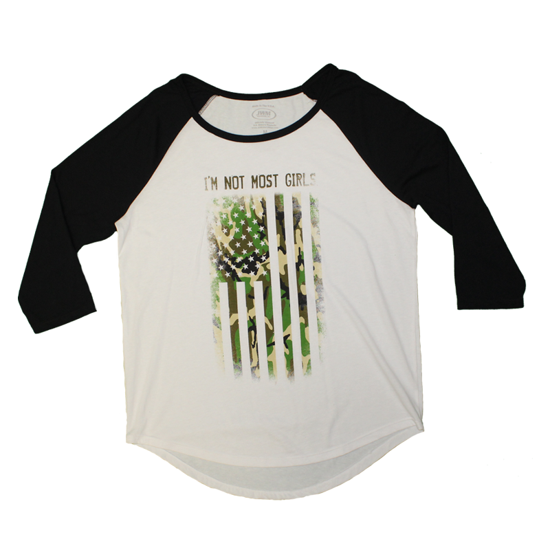 Women's “I'm Not Most Girls” Patriotic T-Shirt – view 1