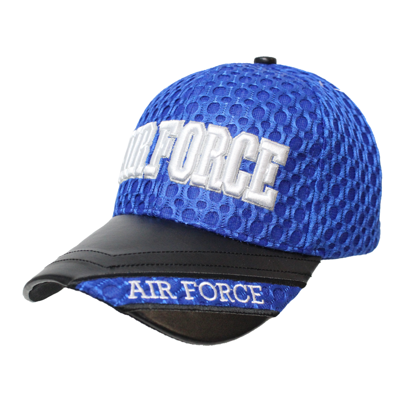 U.S. Air Force Leather Brim Embroidered Cap – view 2