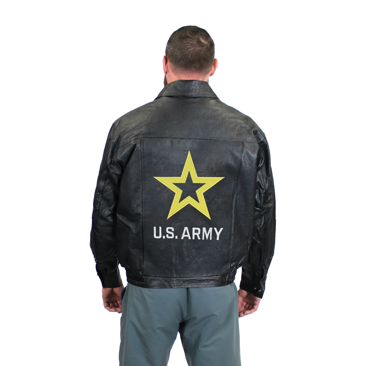 U.S. ARMY Genuine Leather Jacket – view 2