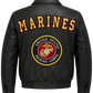 Marines Leather Jacket + FREE Pom Pom Jacket – view 2