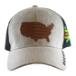 Vietnam Veteran Map Mesh Adjustable Mesh-Back Cap – view 2