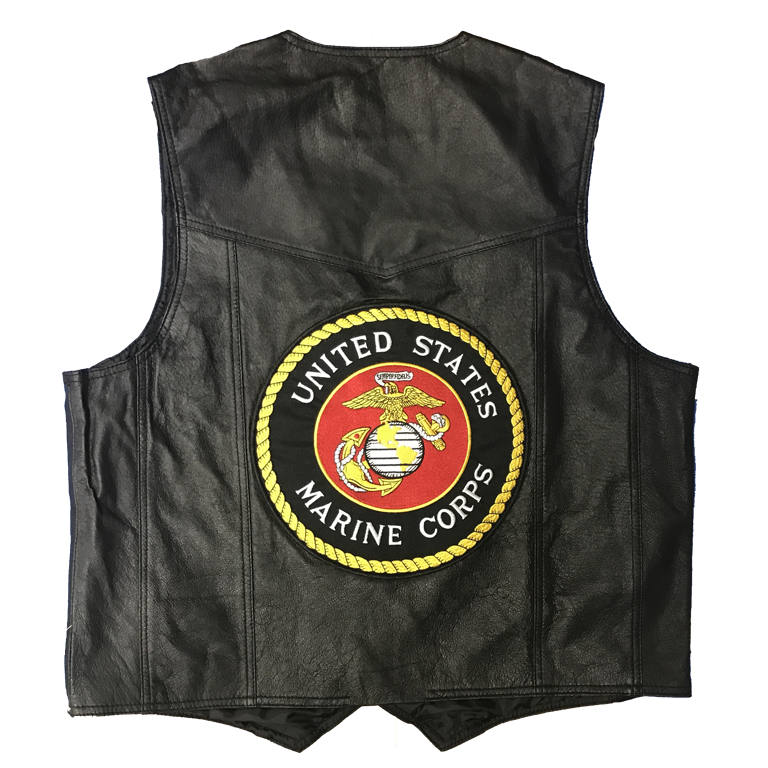U.S. Marines Leather Vest – view 2
