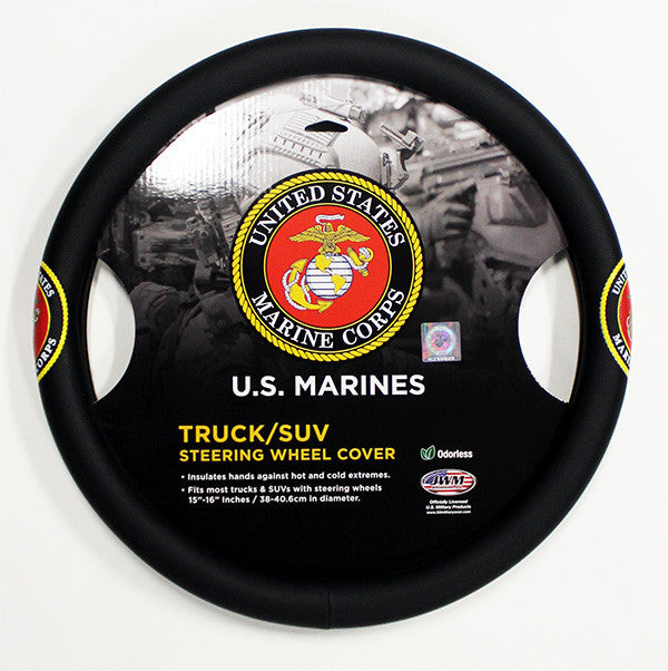 U.S. Marines Truck/SUV Steering Wheel Cover – view 1