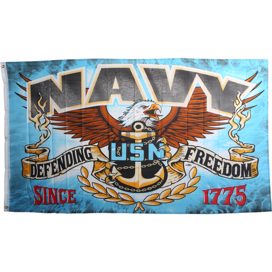 U.S. Navy Patriotic Flag – Official Licensed Military Flag – view 1