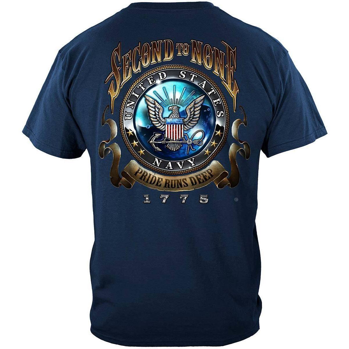 U.S. Navy Second to None T-Shirt included in the Navy Pride Bundle