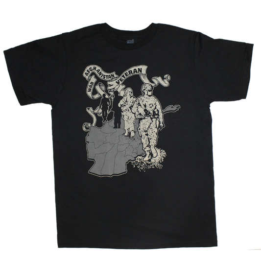 Afghanistan Veteran Single-Color Front Logo T-Shirt – view 1