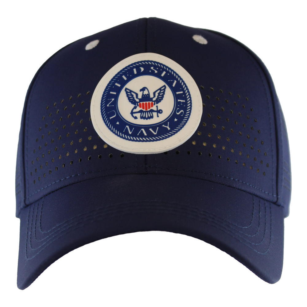 U.S. Navy Perforated Performance Baseball Cap – view 1