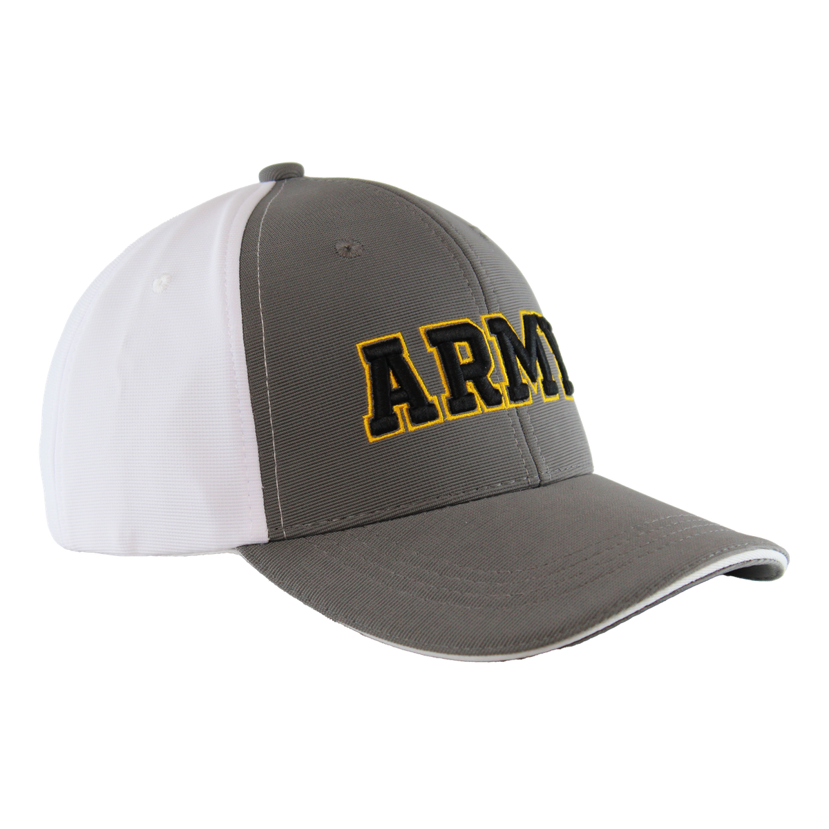 US Army Logo Gray & White Performance Cap – view 2