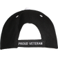 Proud to Be a Veteran 3D Embroidered Black Cap – view 2