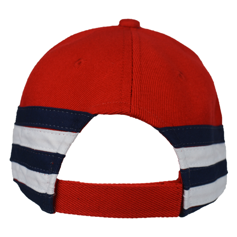Red Embroidered Stars and Stripes Patriotic Cap – view 3