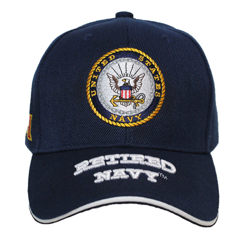Officially Licensed Retired U.S. Navy Structured Cap – view 1