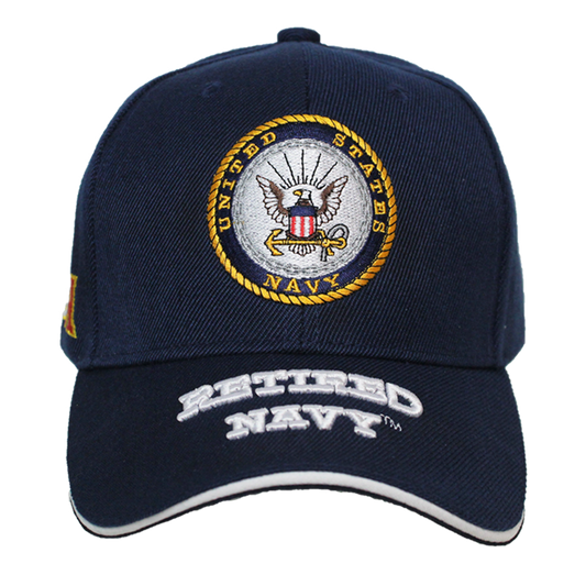 Officially Licensed Retired U.S. Navy Structured Cap – view 1