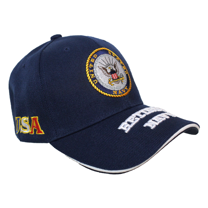 Officially Licensed Retired U.S. Navy Structured Cap – view 2