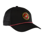 U.S. Marines Perforated Rope Cap with Gold Rope Detail – view 3