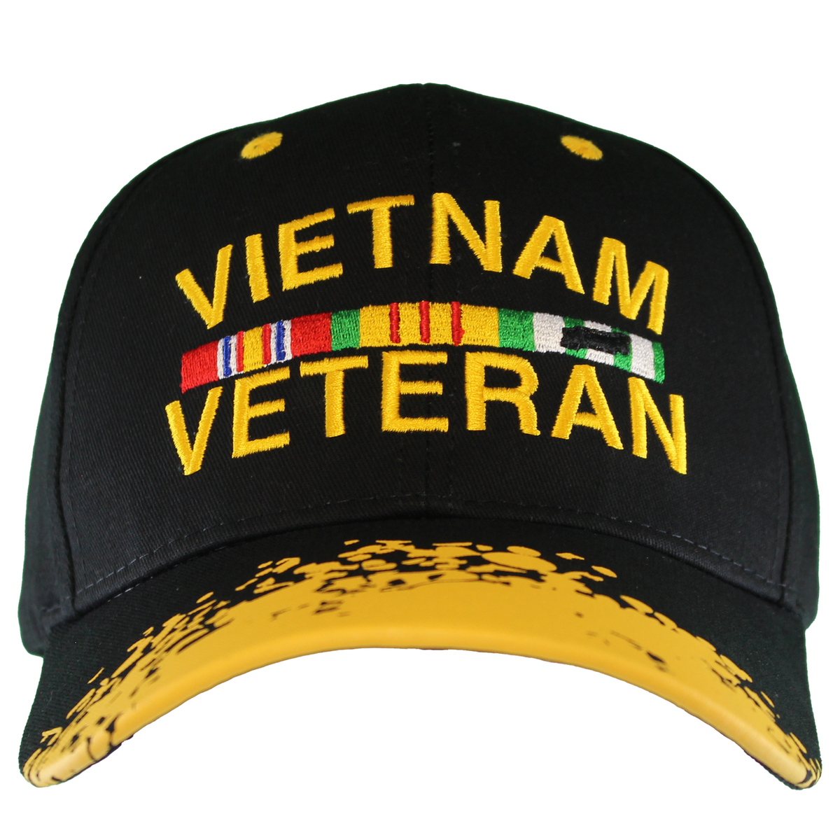 Vietnam Veteran Splatter Embroidered Cap – view 1