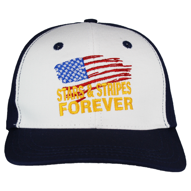 Stars & Stripes 3D Embroidered Baseball Cap – view 1
