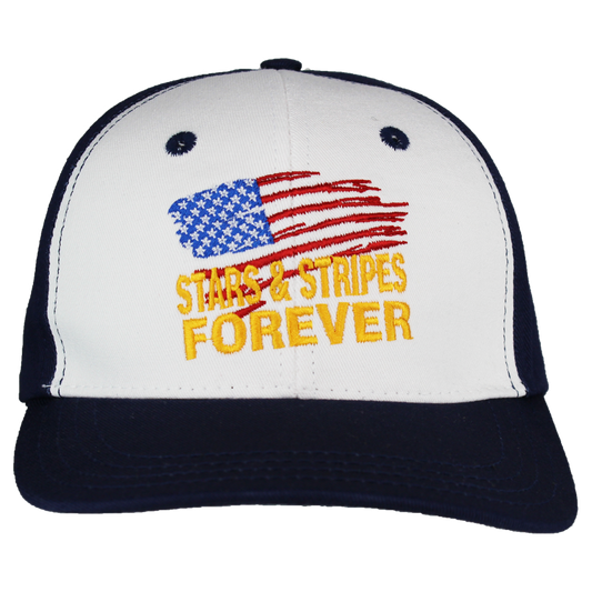 Stars & Stripes 3D Embroidered Baseball Cap – view 1