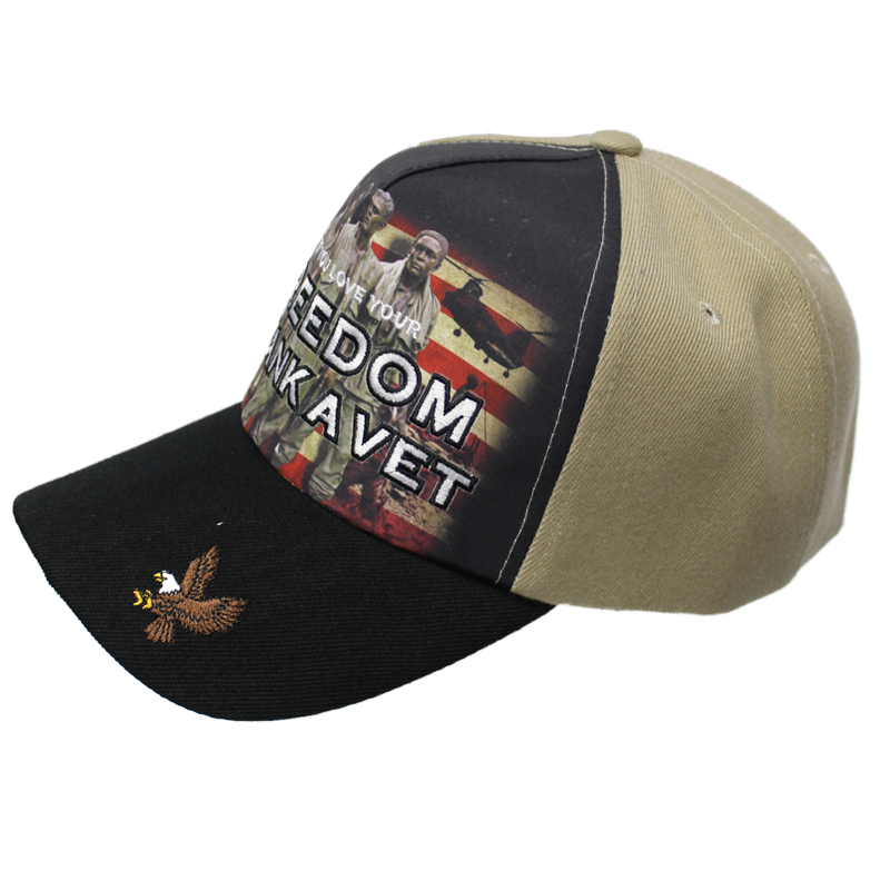 Thank a Vet Soldiers Black 6-Panel Cap – view 2