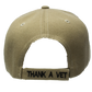 Thank a Vet Soldiers Black 6-Panel Cap – view 3