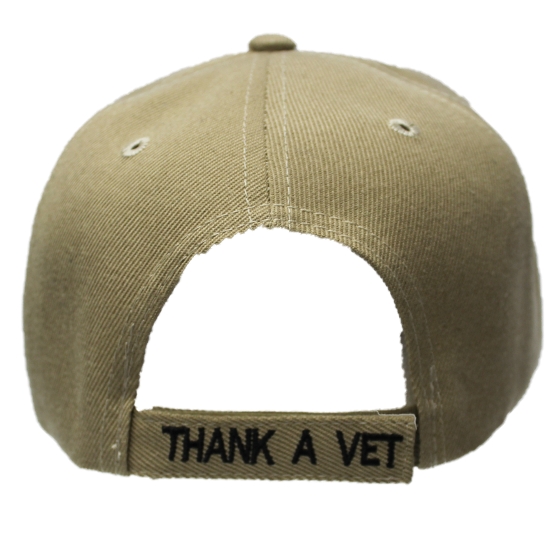 Thank a Vet Soldiers Black 6-Panel Cap – view 3