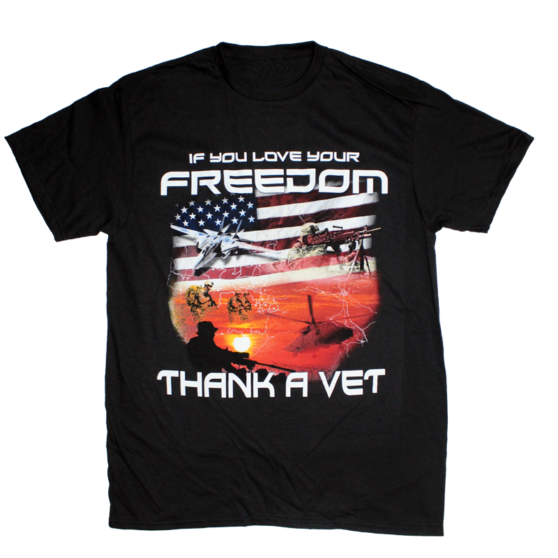Thank a Vet Patriotic T-Shirt – view 2