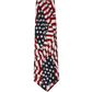 American Flag Satin & Striped Necktie for Men – view 2
