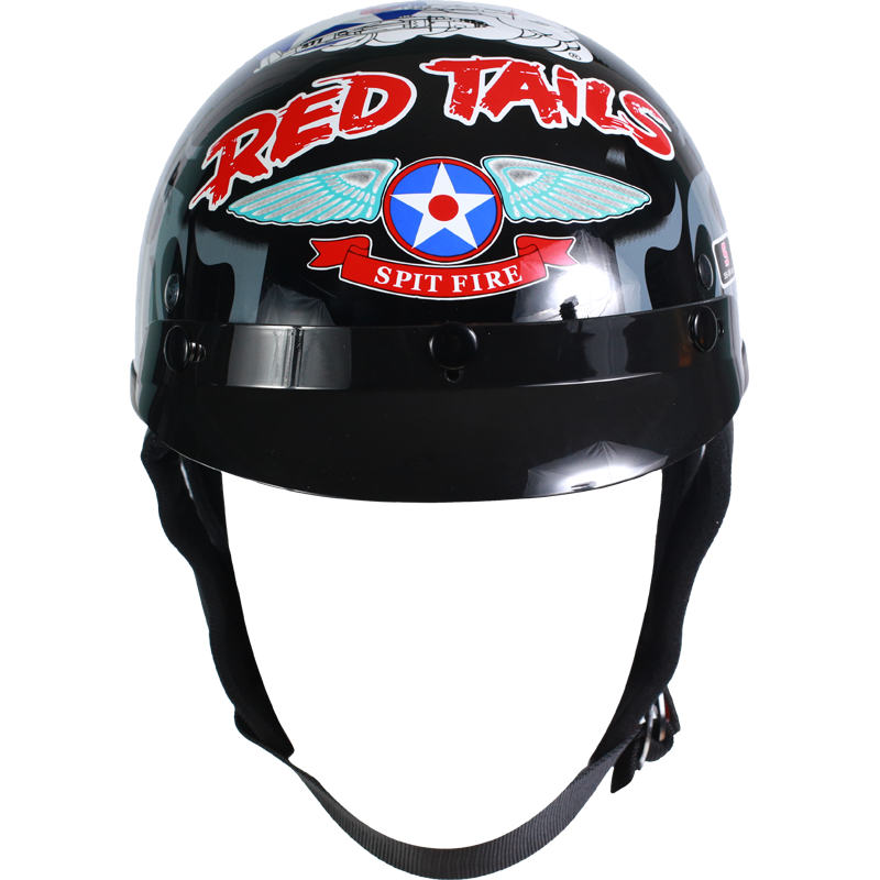 Tuskegee Airmen Tactical Camo Motorcycle Helmet – view 2