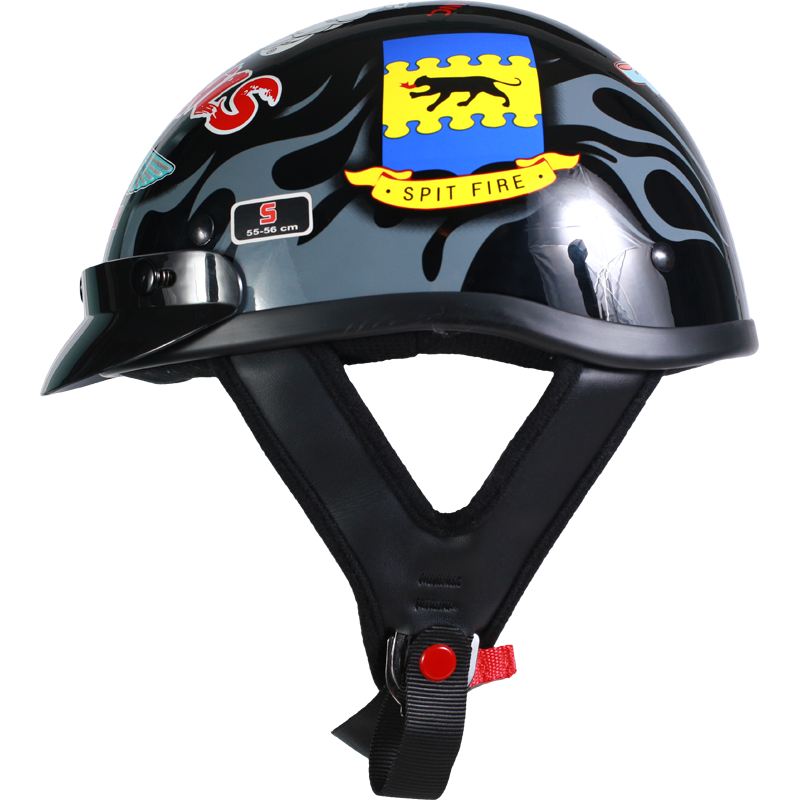 Tuskegee Airmen Tactical Camo Motorcycle Helmet – view 3