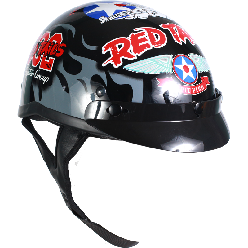 Tuskegee Airmen Tactical Camo Motorcycle Helmet – view 1