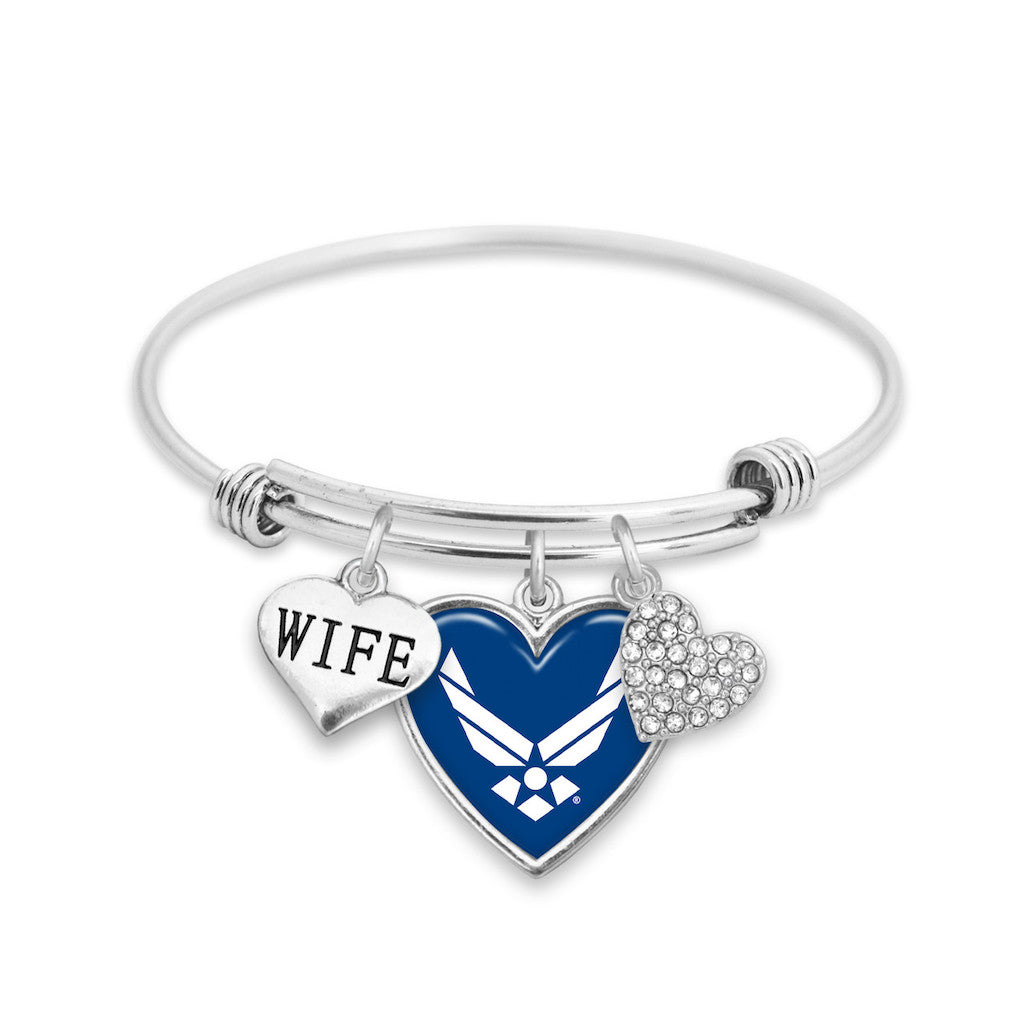 U.S. Air Force® Amara Bracelet with Wife Accent