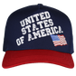 Made in USA American Flag Screen Printed Cap – view 1