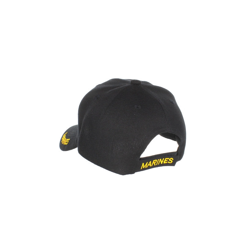 U.S. Marines Shadow Embroidery Black Cap – view 12