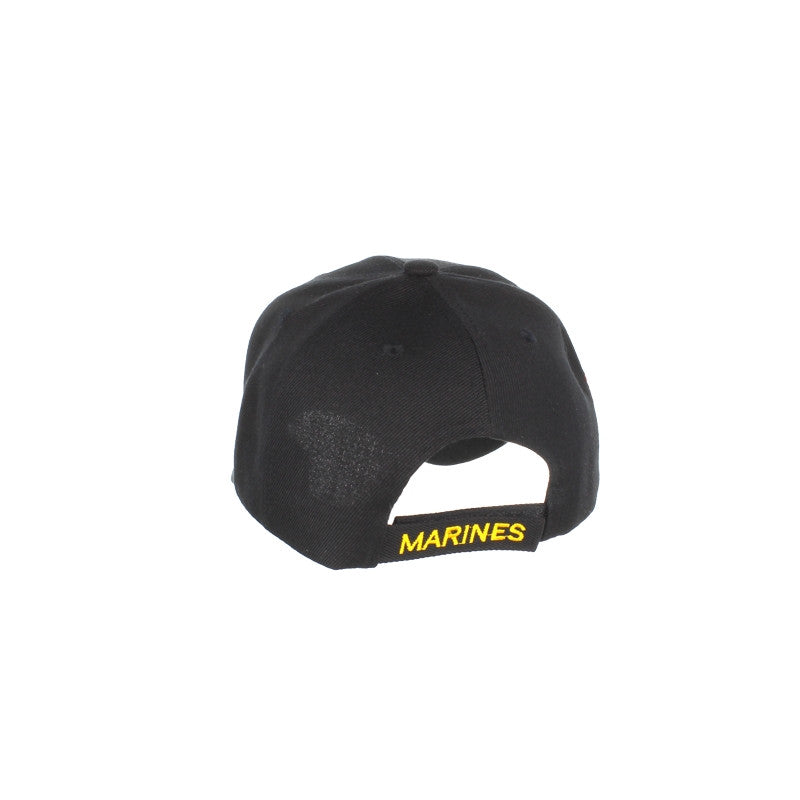 U.S. Marines Shadow Embroidery Black Cap – view 13