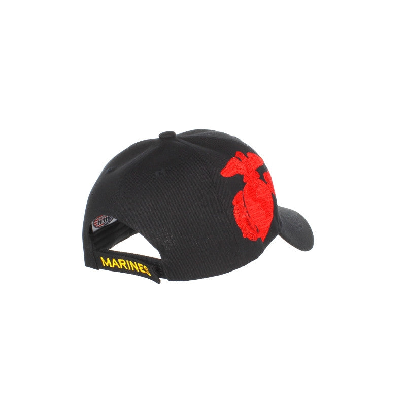 U.S. Marines Shadow Embroidery Black Cap – view 18
